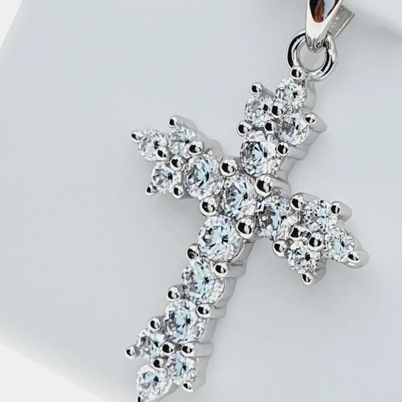 925 Sterling Silver Cubic Zircon Pendant for Women/Girls, US925P1103 - Picture 4 of 9